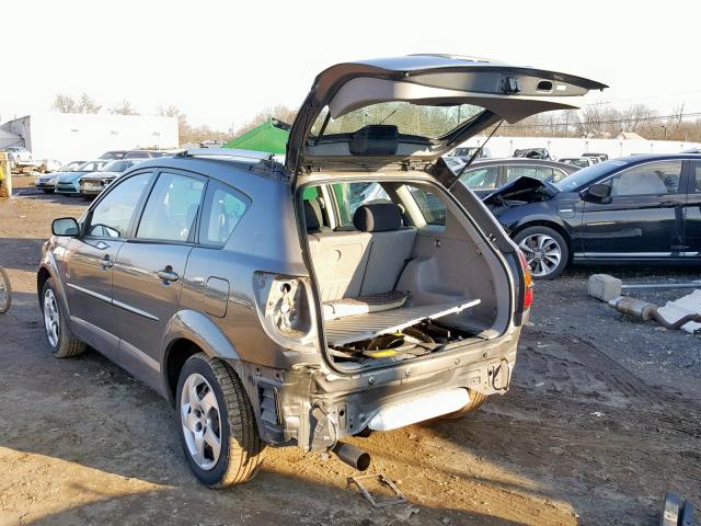 5Y2SL63825Z430121 - 2005 PONTIAC VIBE GRAY photo 3