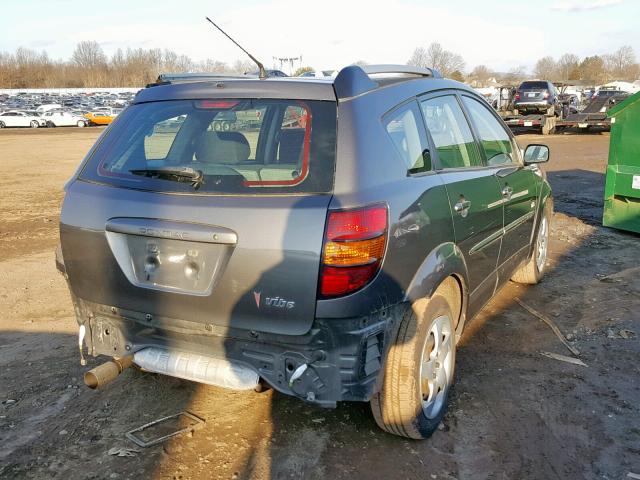 5Y2SL63825Z430121 - 2005 PONTIAC VIBE GRAY photo 4