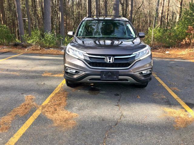 2HKRM4H77FH603348 - 2015 HONDA CR-V EXL GRAY photo 1