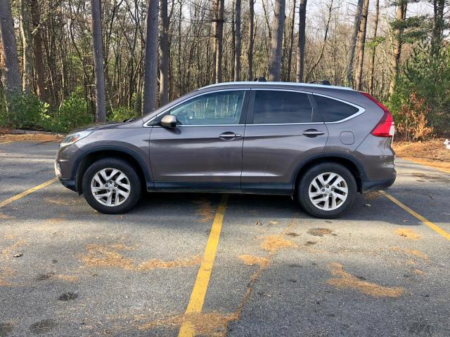 2HKRM4H77FH603348 - 2015 HONDA CR-V EXL GRAY photo 2