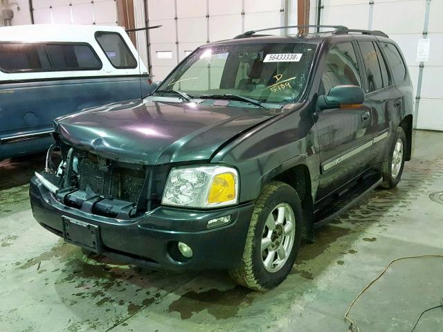 1GKDT13S142135109 - 2004 GMC ENVOY GRAY photo 2