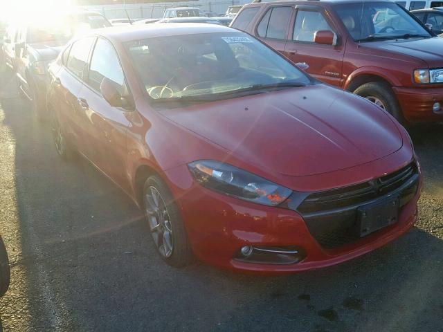 1C3CDFBB0ED860102 - 2014 DODGE DART SXT RED photo 1