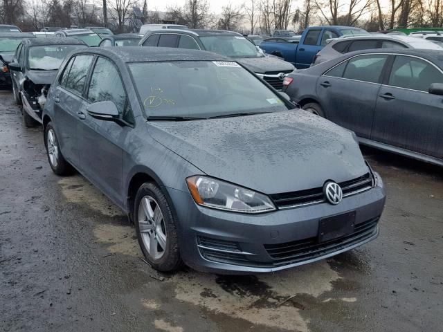 3VWRA7AU8FM062859 - 2015 VOLKSWAGEN GOLF TDI GRAY photo 1