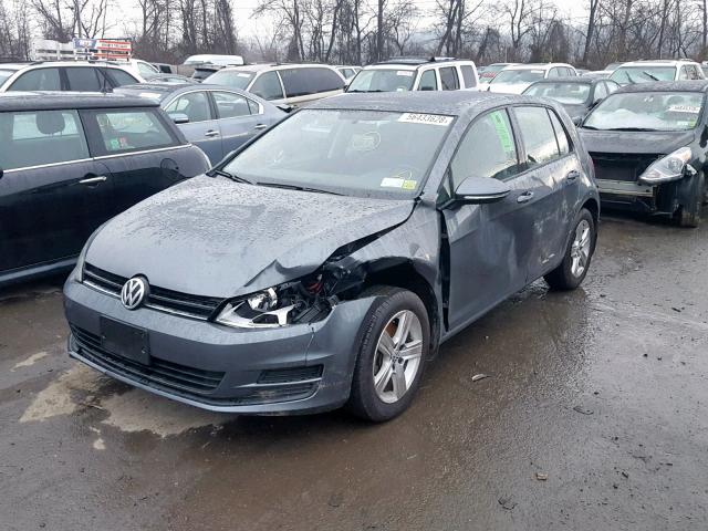 3VWRA7AU8FM062859 - 2015 VOLKSWAGEN GOLF TDI GRAY photo 2