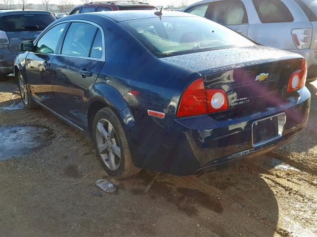 1G1ZC5E10BF154228 - 2011 CHEVROLET MALIBU 1LT BLUE photo 3