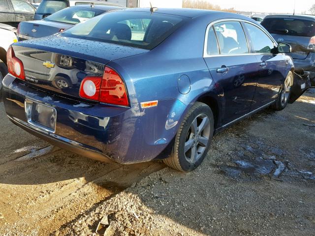 1G1ZC5E10BF154228 - 2011 CHEVROLET MALIBU 1LT BLUE photo 4