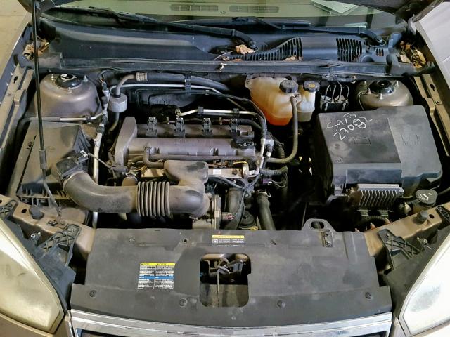 1G1ZS58F07F107833 - 2007 CHEVROLET MALIBU LS GOLD photo 7