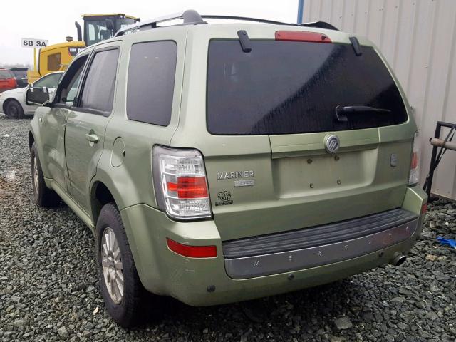 4M2CU87709KJ06575 - 2009 MERCURY MARINER PR GREEN photo 3