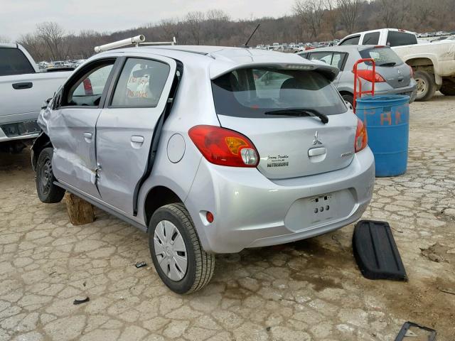 ML32A3HJ3FH056340 - 2015 MITSUBISHI MIRAGE DE SILVER photo 3