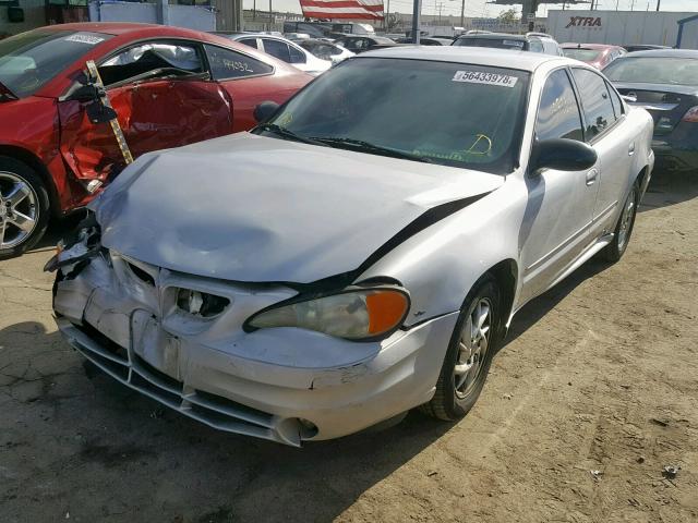 1G2NF52E13C134064 - 2003 PONTIAC GRAND AM S SILVER photo 2