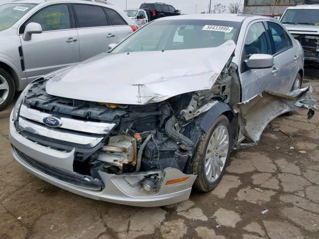 3FADP0L32BR125612 - 2011 FORD FUSION HYB SILVER photo 2