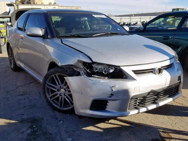 JTKJF5C71D3058432 - 2013 TOYOTA SCION TC SILVER photo 1