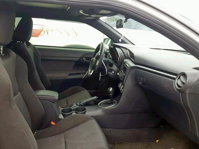 JTKJF5C71D3058432 - 2013 TOYOTA SCION TC SILVER photo 5