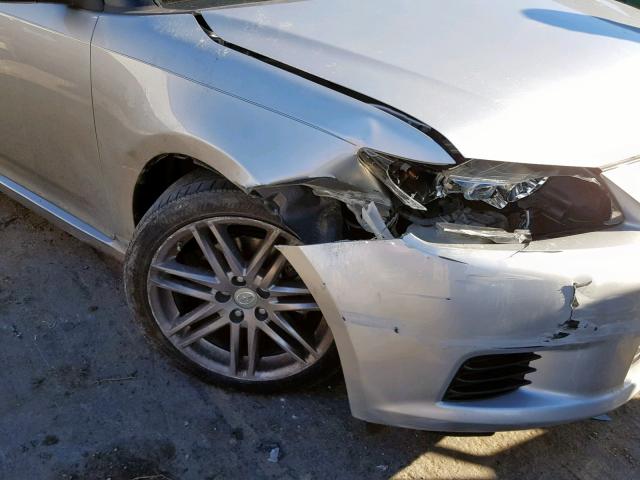 JTKJF5C71D3058432 - 2013 TOYOTA SCION TC SILVER photo 9