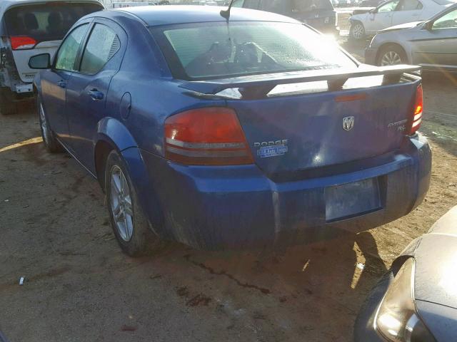 1B3CC5FB4AN113627 - 2010 DODGE AVENGER R/ BLUE photo 3