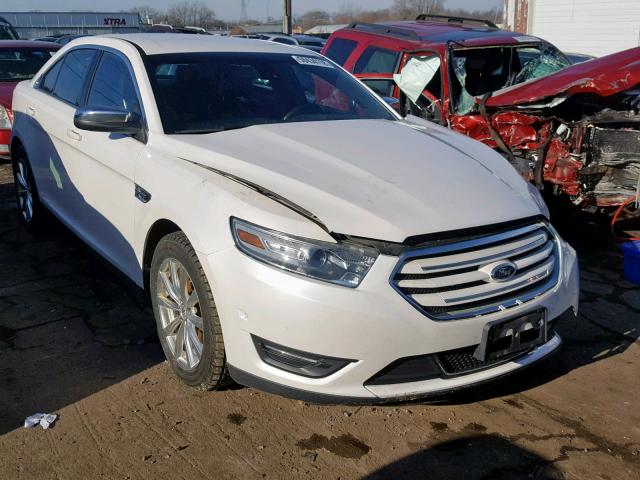 1FAHP2J87DG137776 - 2013 FORD TAURUS LIM WHITE photo 1