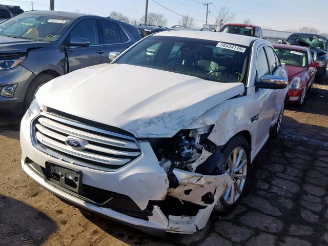 1FAHP2J87DG137776 - 2013 FORD TAURUS LIM WHITE photo 2