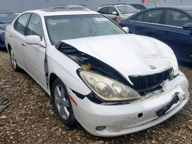 JTHBA30G355123353 - 2005 LEXUS ES 330 WHITE photo 1