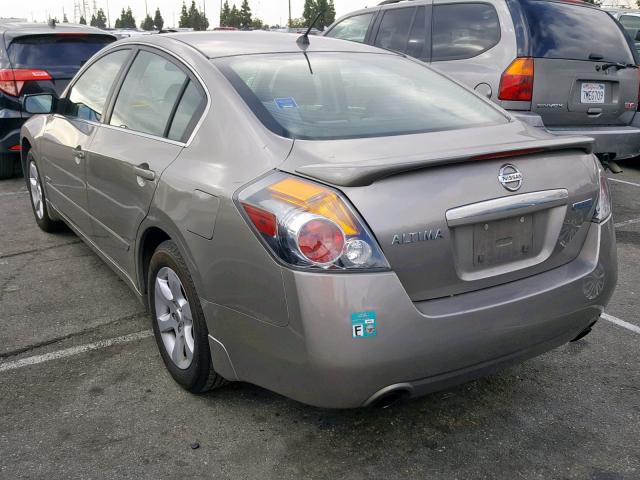 1N4CL21E68C239787 - 2008 NISSAN ALTIMA HYB BROWN photo 3