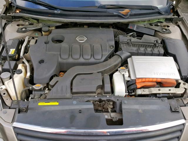 1N4CL21E68C239787 - 2008 NISSAN ALTIMA HYB BROWN photo 7