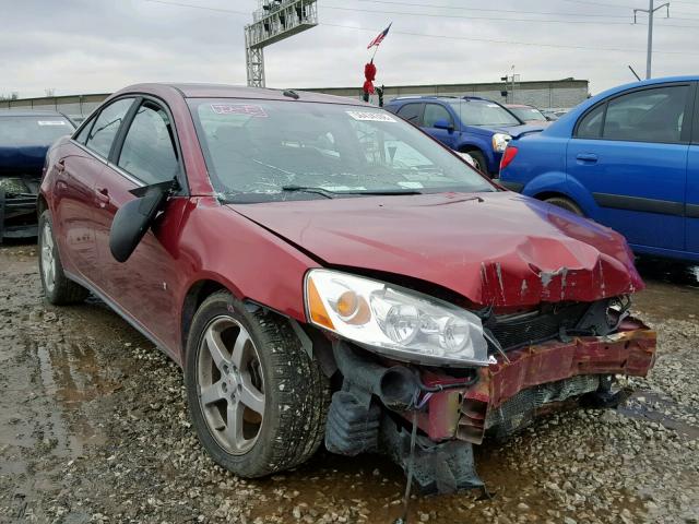 1G2ZH57NX94121711 - 2009 PONTIAC G6 GT MAROON photo 1