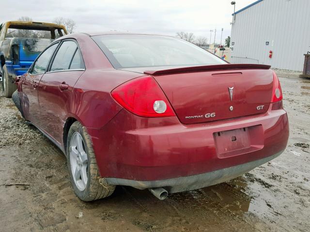 1G2ZH57NX94121711 - 2009 PONTIAC G6 GT MAROON photo 3