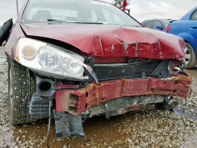 1G2ZH57NX94121711 - 2009 PONTIAC G6 GT MAROON photo 9