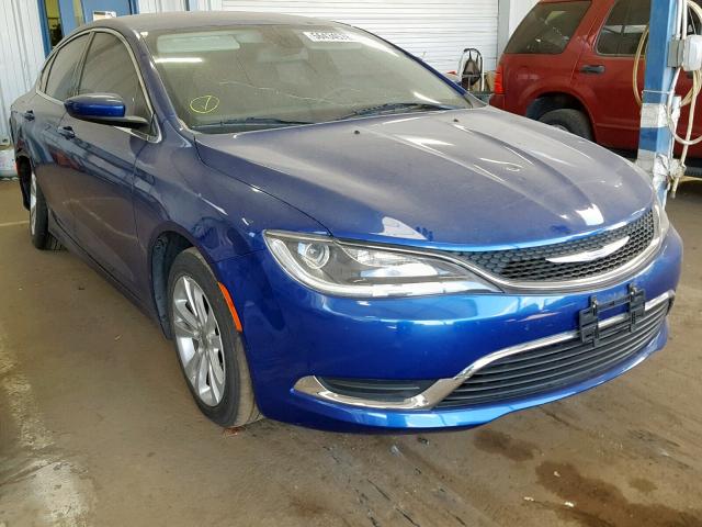 1C3CCCAB8FN712939 - 2015 CHRYSLER 200 LIMITE BLUE photo 1