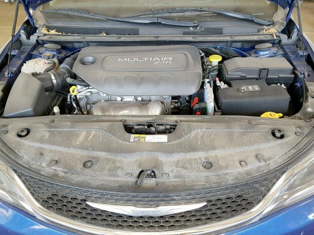 1C3CCCAB8FN712939 - 2015 CHRYSLER 200 LIMITE BLUE photo 7