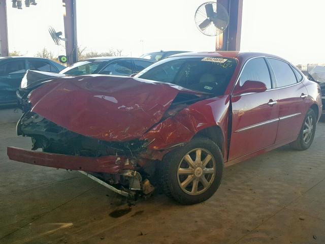 2G4WD582981133708 - 2008 BUICK LACROSSE C RED photo 2