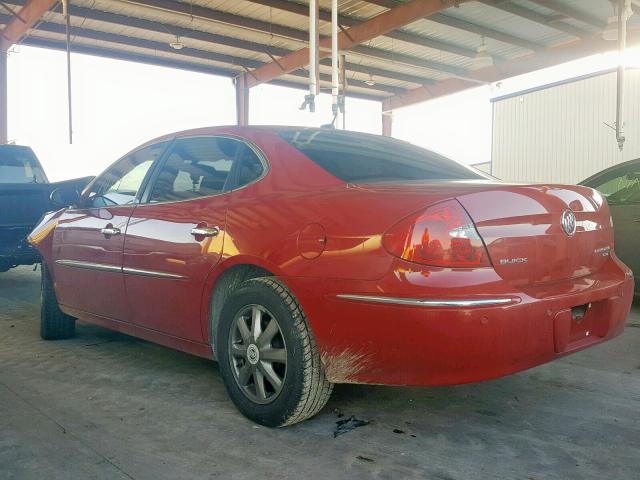 2G4WD582981133708 - 2008 BUICK LACROSSE C RED photo 3