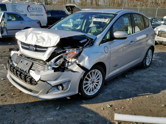 1FADP5CU0FL113064 - 2015 FORD C-MAX PREM SILVER photo 2