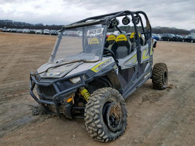 3NSVCE875JH016597 - 2018 POLARIS RZR 4 900 GRAY photo 2