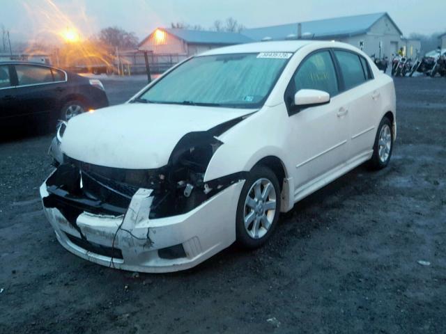 3N1AB6AP5AL727185 - 2010 NISSAN SENTRA 2.0 WHITE photo 2