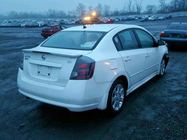 3N1AB6AP5AL727185 - 2010 NISSAN SENTRA 2.0 WHITE photo 4