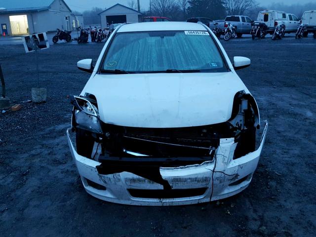 3N1AB6AP5AL727185 - 2010 NISSAN SENTRA 2.0 WHITE photo 9