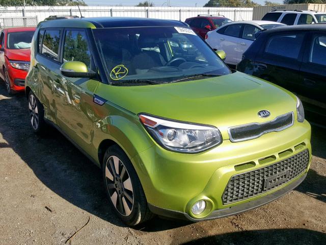 KNDJX3A53F7766977 - 2015 KIA SOUL ! GREEN photo 1