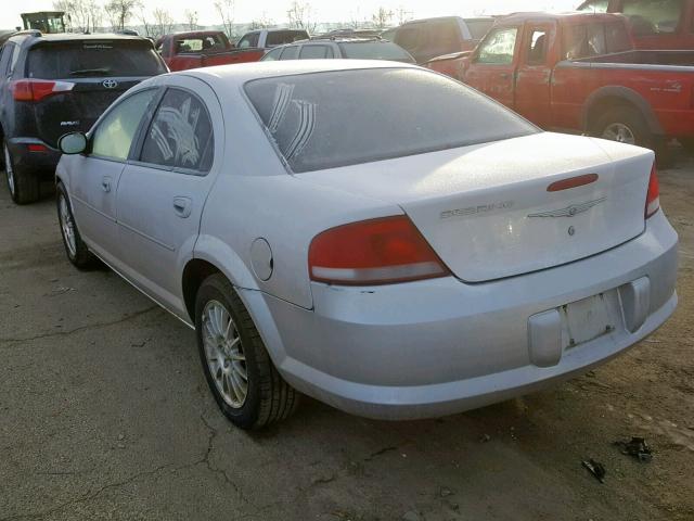 1C3EL46XX4N281911 - 2004 CHRYSLER SEBRING LX SILVER photo 3