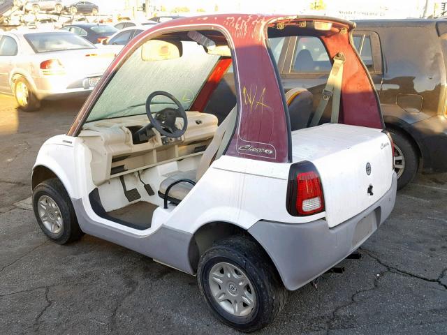 BNLEC1411WS001035 - 1999 BOMBARDIER GOLF CART WHITE photo 3