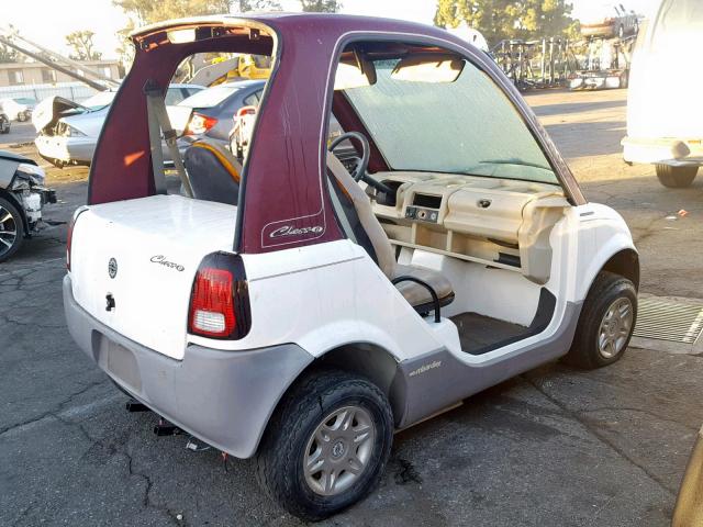 BNLEC1411WS001035 - 1999 BOMBARDIER GOLF CART WHITE photo 4