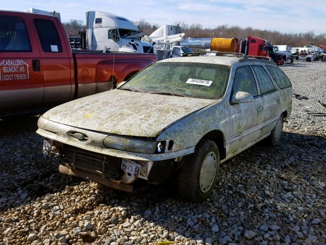 1FALP57U0RA215955 - 1994 FORD TAURUS GL WHITE photo 2