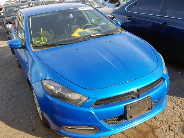 1C3CDFBB4FD276447 - 2015 DODGE DART SXT BLUE photo 1