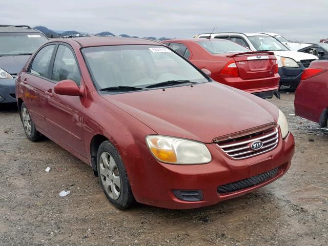 KNAFE121475420328 - 2007 KIA SPECTRA EX RED photo 1