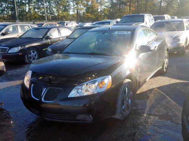 1G2ZH17N874234501 - 2007 PONTIAC G6 GT BLACK photo 2