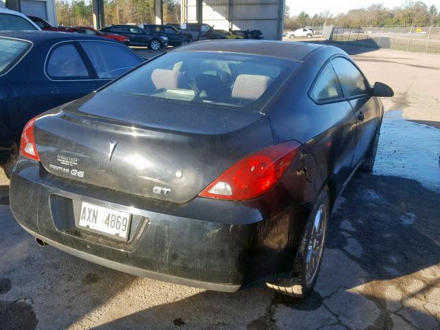 1G2ZH17N874234501 - 2007 PONTIAC G6 GT BLACK photo 4