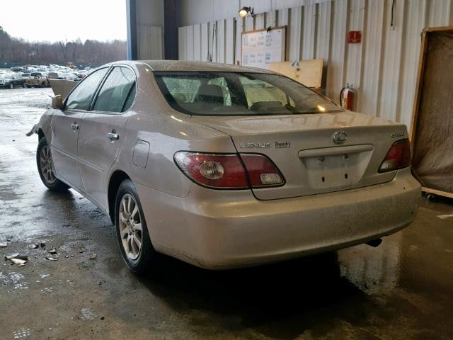 JTHBF30G230143296 - 2003 LEXUS ES 300 CREAM photo 3