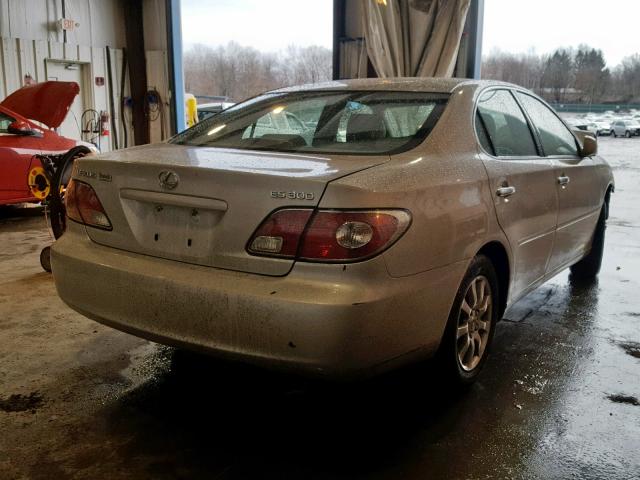 JTHBF30G230143296 - 2003 LEXUS ES 300 CREAM photo 4