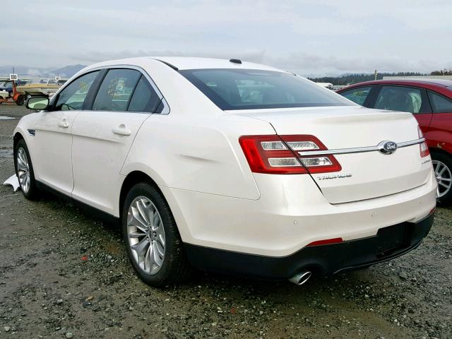 1FAHP2F8XJG129529 - 2018 FORD TAURUS LIM WHITE photo 3