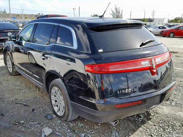 2LMHJ5NK0GBL01190 - 2016 LINCOLN MKT BLACK photo 3