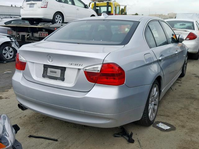 WBAVB33516PS15571 - 2006 BMW 330 I SILVER photo 4